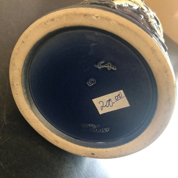 Western Germany Blue Painted Beer Stein RARE vintage - Picture 10 of 10